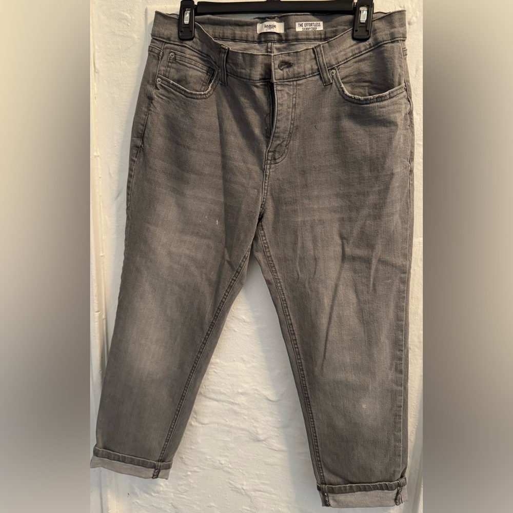 Kensie Gray Skinny Crop Jeans